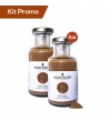 Kit 8 vasetti di zucchero aromatizzato alla nocciola da 220 gr