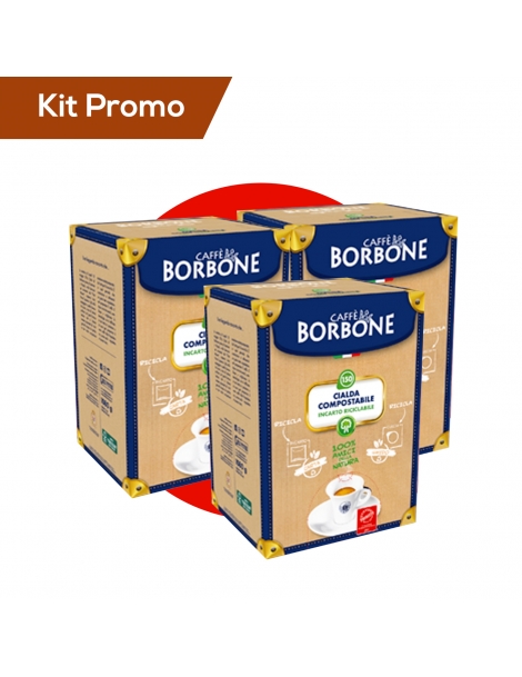 Box 150 Cialde Compostabili Borbone, Miscela Rossa