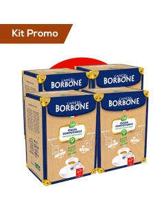 Box 200 Cialde Compostabili Borbone, Miscela Rossa