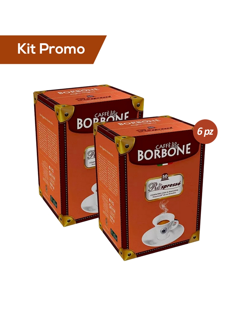 Kit Caffè Borbone 300 Capsule Nespresso Miscela Rossa