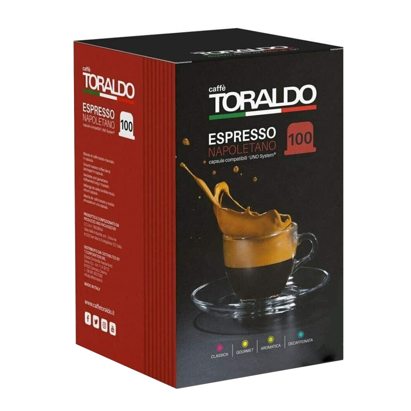 Capsule Caffè Toraldo Uno System, miscela Cremosa