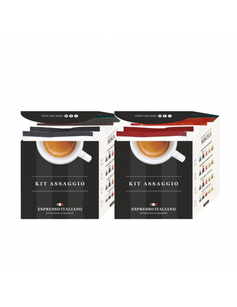 Kit assaggio 10 capsule compatibili Lavazza firma, miscela intenso e miscela forte