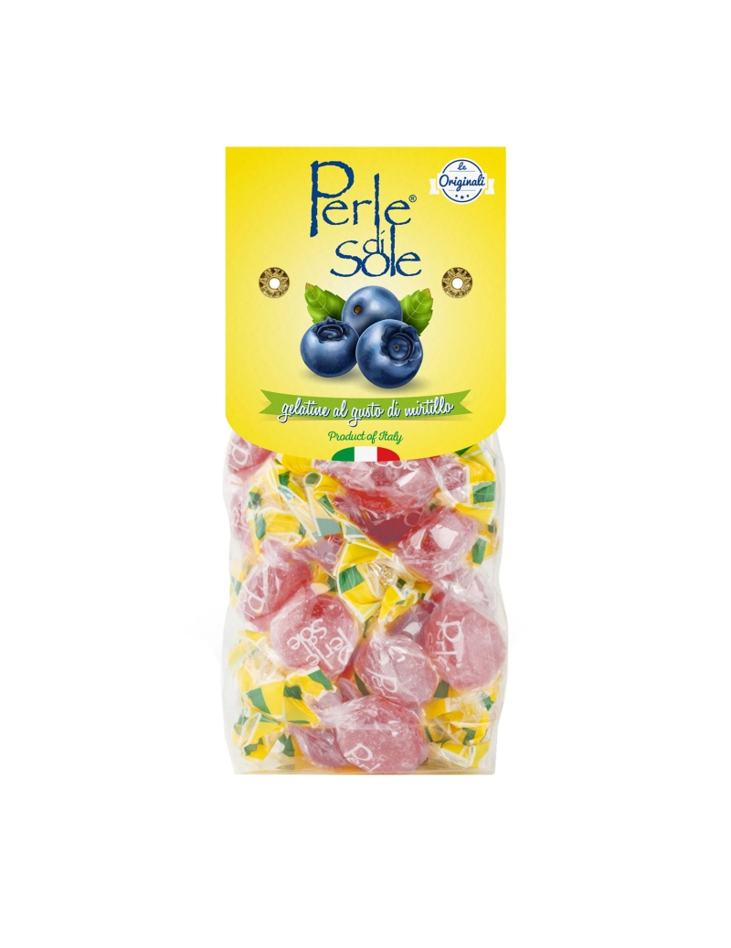 Gelatine al gusto mirtilli, Perle di Sole