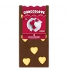 Tavoletta di cioccolato con cuori