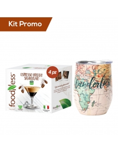 Kit 4 confezioni espresso shakerato Foodness con omaggio tazza termica Legami