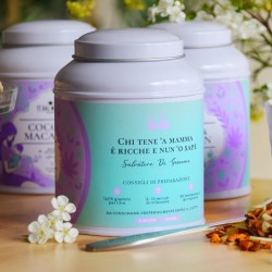 Latta personalizzabile per la festa della mamma, infuso cocco e macaron