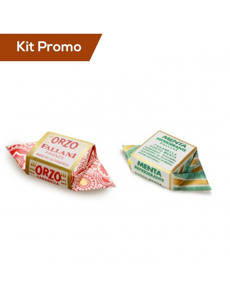 Kit 500 gr di caramelle Fallani al gusto orzo e menta