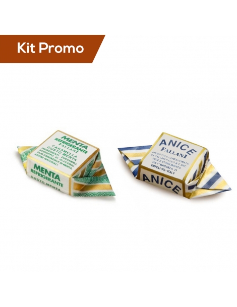 Kit 500 gr di caramelle Fallani al gusto menta e anice