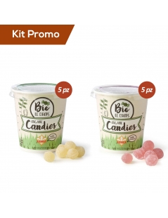 Kit 10 vasetti di caramelle Fallani al gusto mirtillo e eucalipto Bio