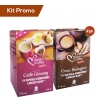 Kit 60 capsule di caffè al ginseng e orzo compatibili Lavazza Blue