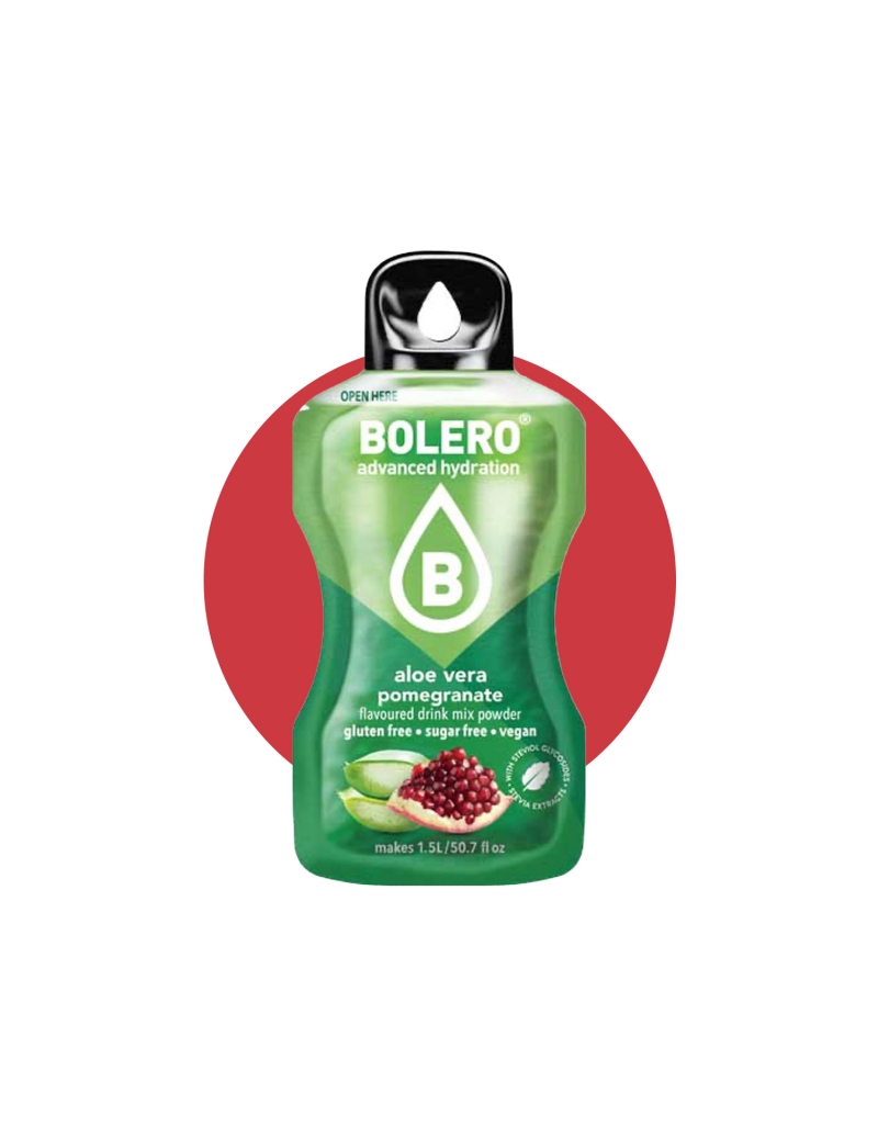 Bolero, bevanda gusto aloe vera e melograno