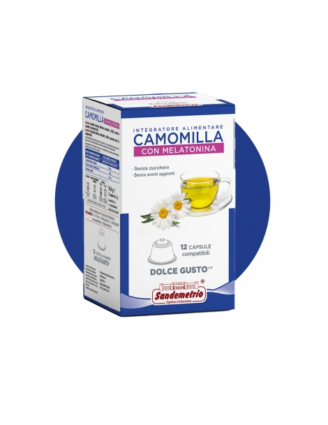 Sandemetrio - Capsule compatibili dolce gusto camomilla e melatonina
