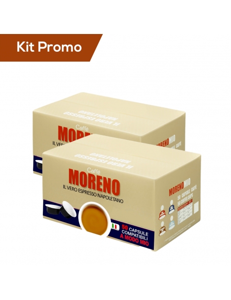 Kit 100 capsule Caffè Moreno A Modo Mio Miscela Aroma Espresso