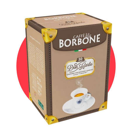 Caffè Borbone 50 Capsule A Modo Mio, Miscela Rossa