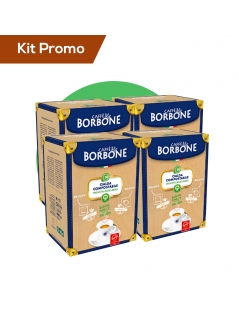 Box 200 Cialde compostabili caffè Borbone, miscela decaffeinata