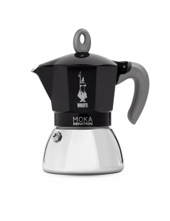 Moka Bialetti Induction, 4 Tazze Nera