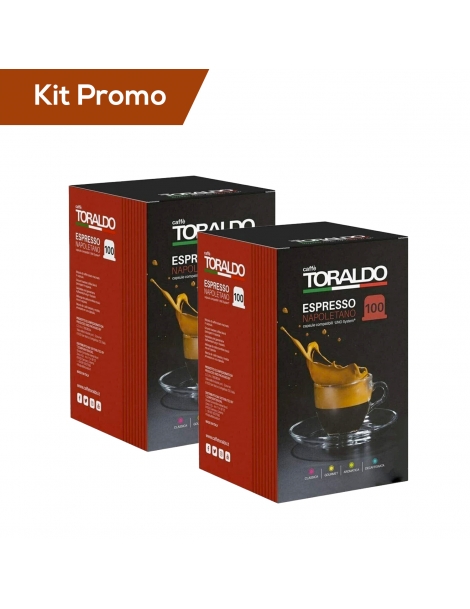 Kit 200 Capsule Caffè Toraldo Uno System, miscela Cremosa