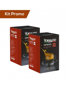 Kit 200 Capsule Caffè Toraldo Uno System, miscela Cremosa