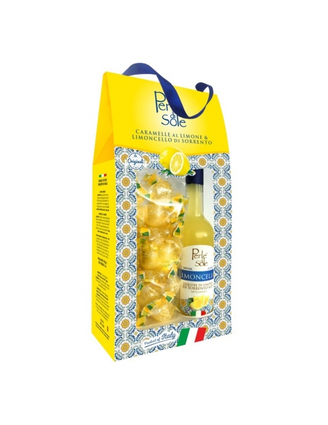 Gift Box Perle Di Sole Caramelle al Gusto Limone con Limoncello
