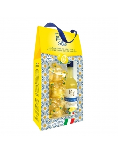 Gift Box Perle Di Sole Caramelle al Gusto Limone con Limoncello