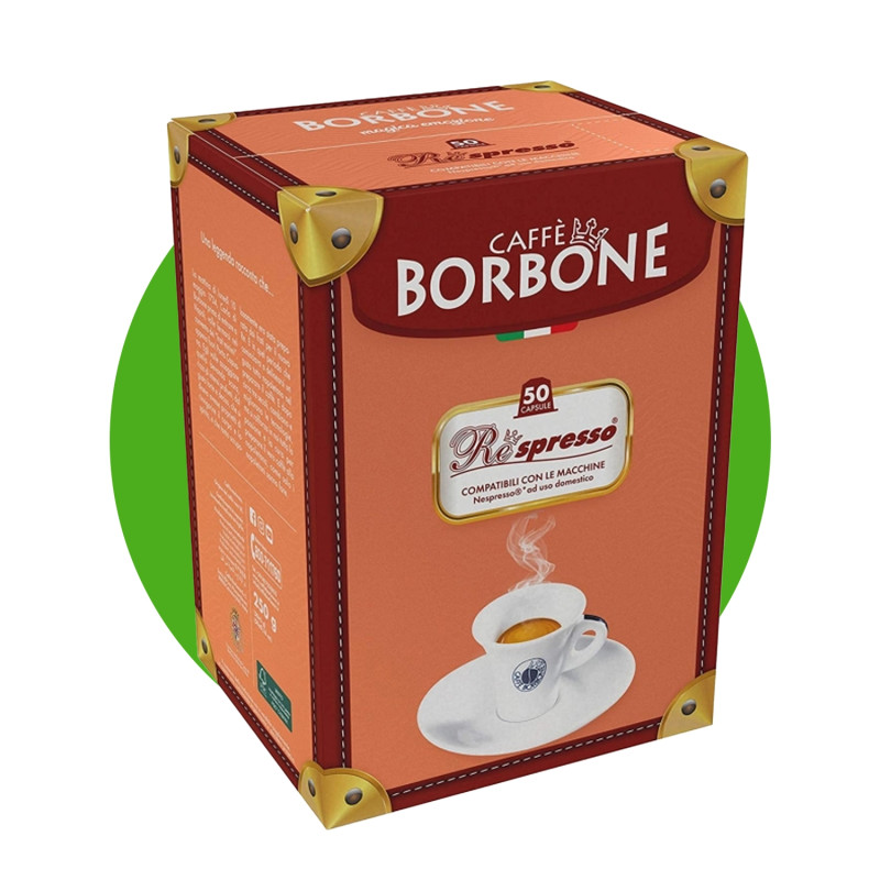 Caffè Borbone 50 Capsule Nespresso Miscela Decaffeinato