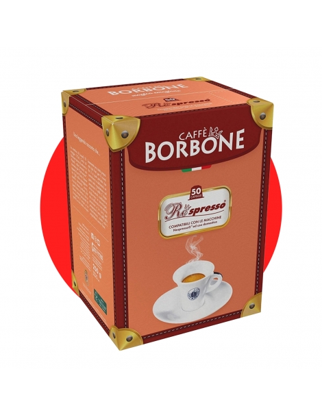 Caffè Borbone 50 Capsule Nespresso Miscela Rossa