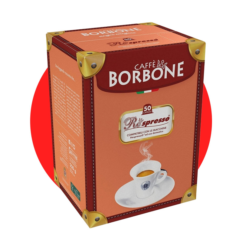 Caffè Borbone 50 Capsule Nespresso Miscela Rossa