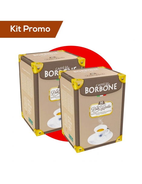 Kit 100 capsule compatibili a Modo mio Caffè Borbone, Miscela Rossa