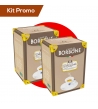 Kit 100 capsule compatibili a Modo mio Caffè Borbone, Miscela Rossa
