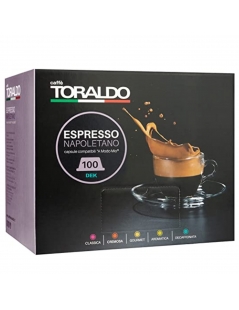 Capsule caffè a modo mio, caffè Toraldo miscela Decaffeinata