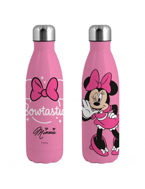 Borraccia Termica Disney in Acciaio Inox Minnie rosa, 500 ml