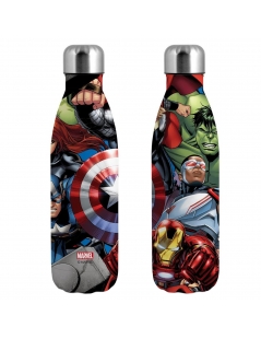 Borraccia Termica In Acciaio Inox Avengers, 500 ml