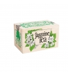 Tè aromatizzato al gelsomino in scatola di legno, Mlesna