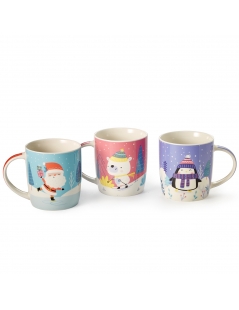 Tazze Mug fantasie natalizie assortite, Xmas Amigo