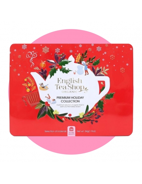 English Tea Shop - Red Christmas Collection, Latta da 36 Filtri Bio