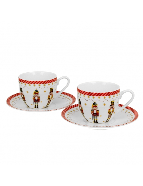 Tazzine da caffè in porcellana, Christmas Nutcracker