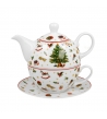 Tazza Teiera Christmas Tree In Confezione Regalo
