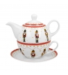 Tazza Teiera Christmas Nutcracker In Confezione Regalo