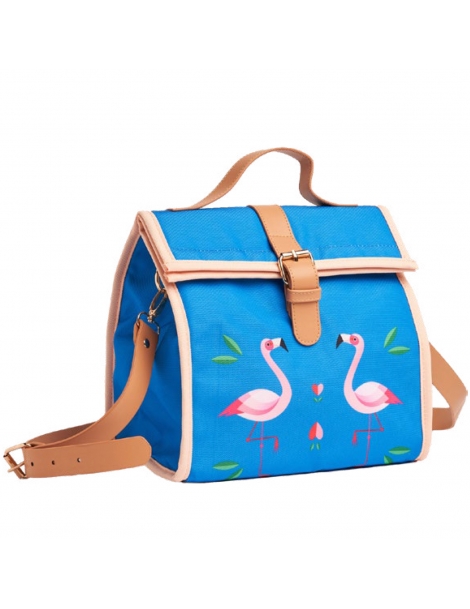 Borsa Termica Porta Pranzo Quy Cup Fantasia Fenicottero