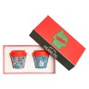 Confezione regalo natalizia bicchierini Quy Cup, snoopy Natale