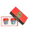 Confezione regalo natalizia bicchierini Quy Cup, snoopy Natale