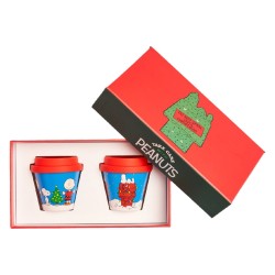 Confezione regalo natalizia bicchierini Quy Cup, snoopy 12