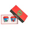 Confezione regalo natalizia bicchierini Quy Cup, snoopy 12