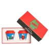 Confezione regalo natalizia bicchierini Quy Cup, snoopy 12