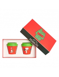 Confezione regalo natalizia bicchierini Quy Cup, snoopy 14
