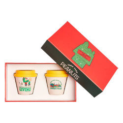 Confezione regalo natalizia bicchierini Quy Cup, snoopy 15