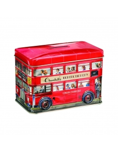London Bus In Metallo Con Toffee Inglesi Tradizionali