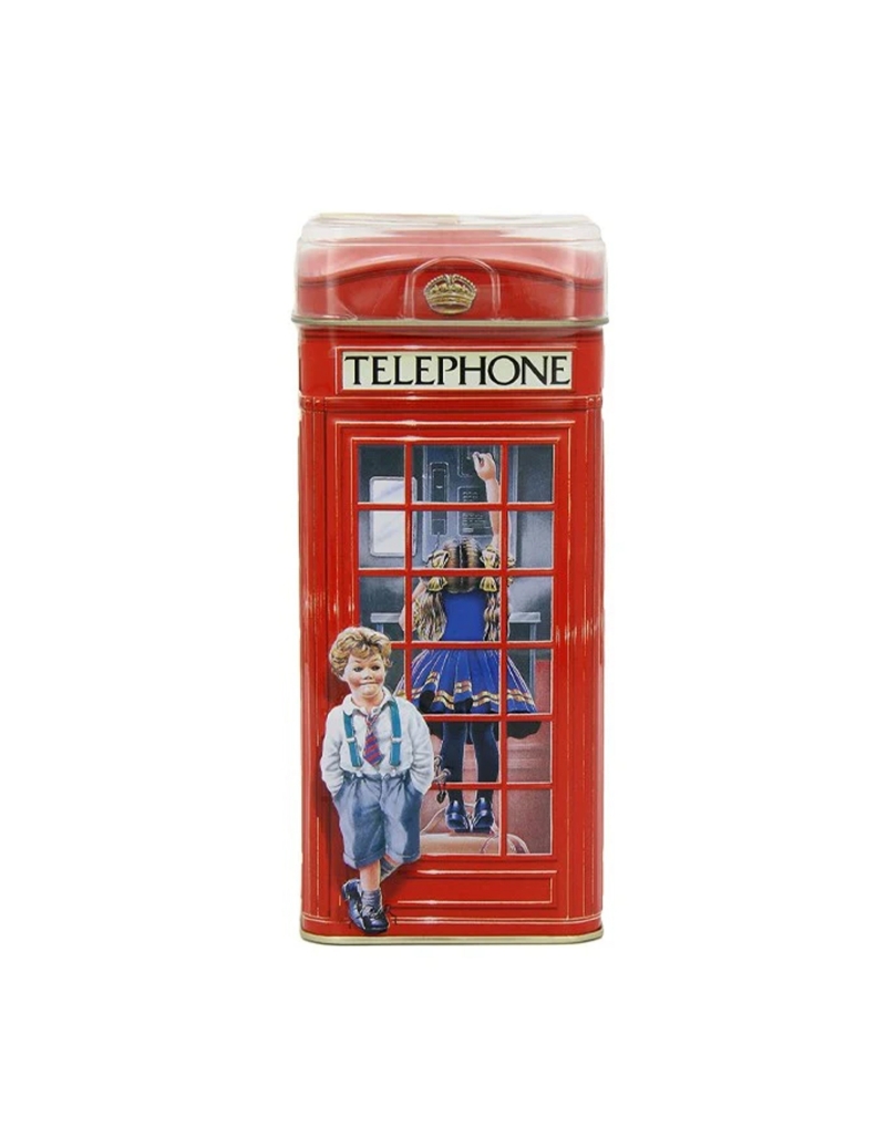 Cabina Telefonica In Metallo Con Toffee Inglesi