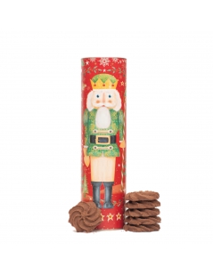 Tubo di Natale Schiaccianoci con Biscotti al Cioccolato