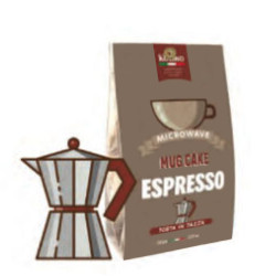 Preparato per torta in tazza, caffè espresso